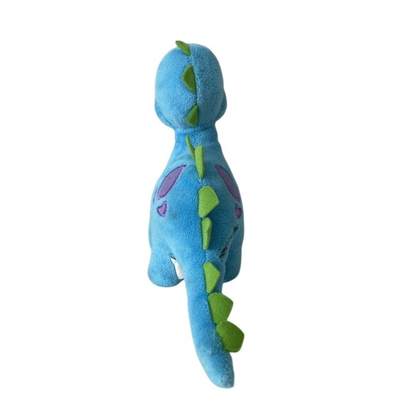 Neopets Chomby Plush Tyrannia 6" Dinosaur Stuffed Animal 2008 Blue Purple Green - Picture 4 of 9